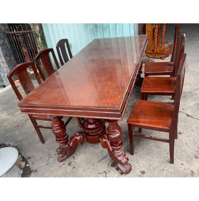 Bộ Bàn Ăn Sư Tử 6 Ghế Giá Rẻ