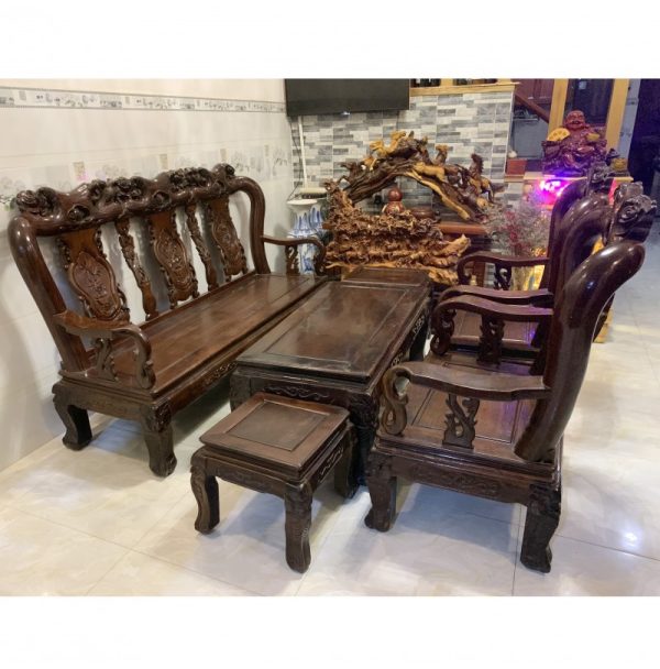 Bộ Salon Gỗ Chiu Liu Tay 10