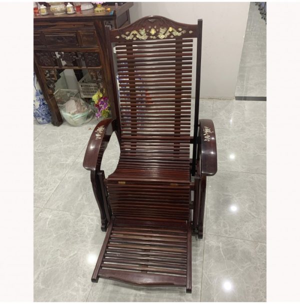 Ghế Lười Gỗ Căm Xe Khảm Xà Cừ