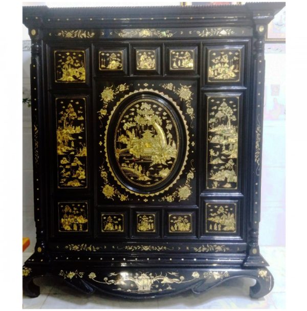 Tủ Thờ Gia Tiên Gỗ Mật