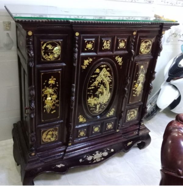 Tủ thờ cẩn ốc xà cừ