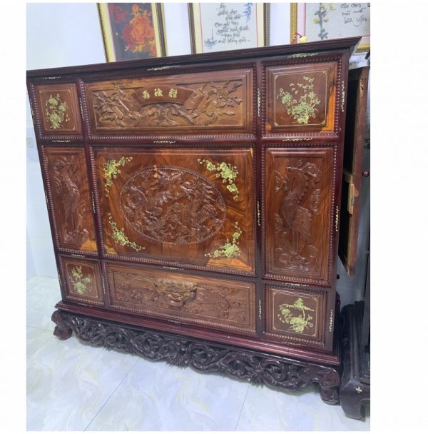 Tủ Thờ Chạm Rồng Độc Đáo
