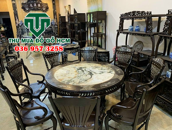 Thu mua các loại bàn ghế gỗ cũ 