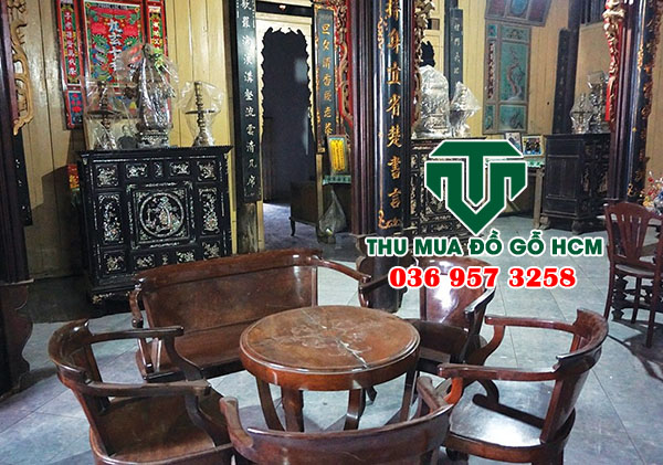 Thu mua bộ tủ thờ cũ nhà ba giang 