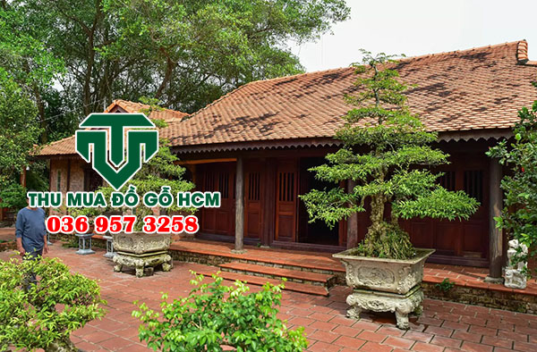 Nhà gỗ ba gian ngày xưa có giá trị cao