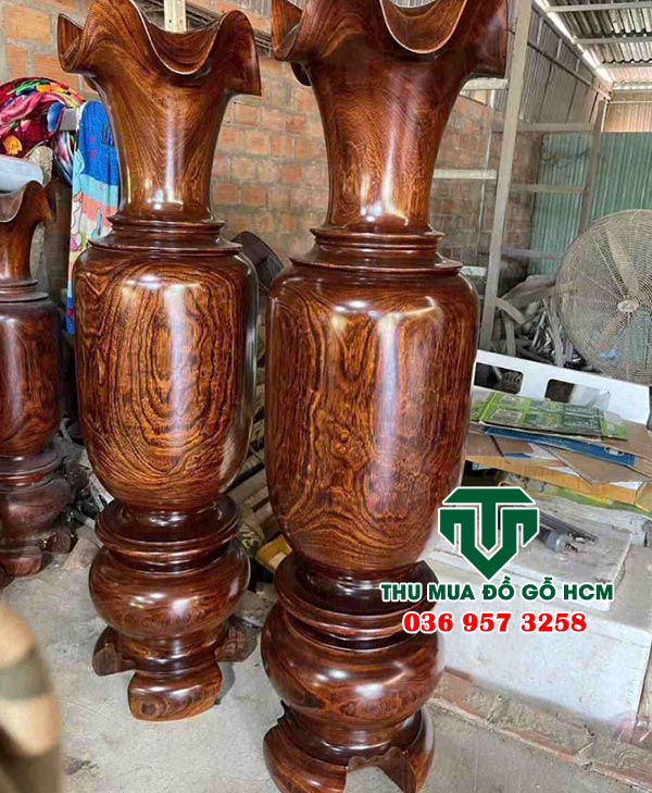 Thu mua cặp lục bình gỗ cẩm lai cũ