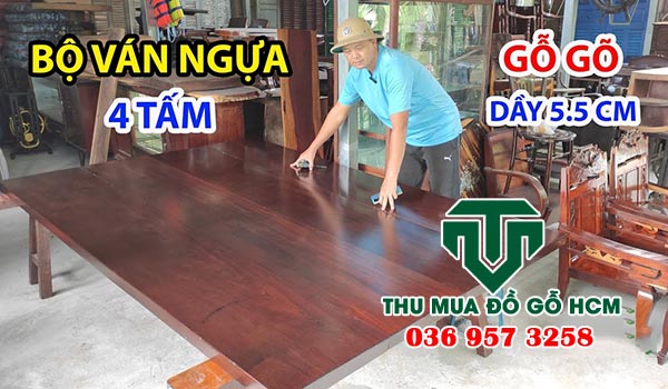 Định giá ván ngựa gỗ xưa chuẩn chuyên gia 
