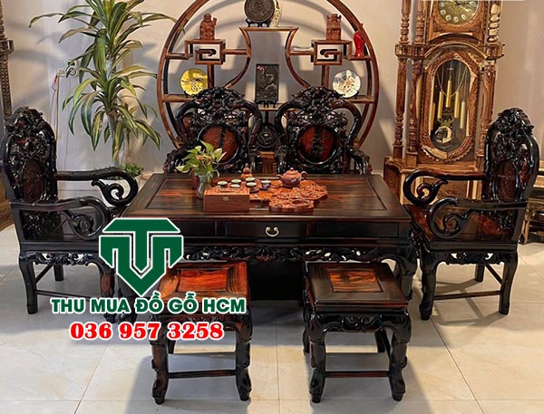 Chuyên thu mua bàn ghế gỗ trắc cũ xưa giá cao tại tphcm và toàn quốc