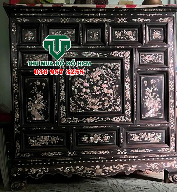 Thu mua tủ thờ khảm xà cừ xưa cổ 