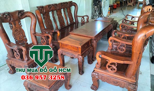 Thu mua bộ bàn ghế gỗ cẩm lai tại quận 4