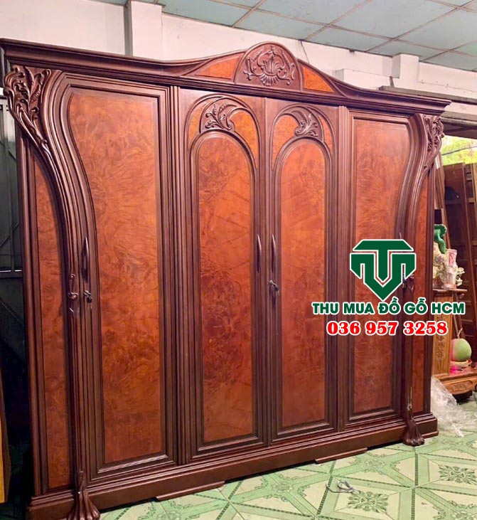 Thu mua tủ quần áo gỗ hương tại quận 9
