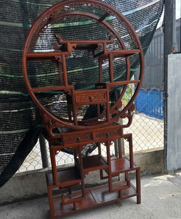 Kệ Trang Trí Gỗ Hương - Thu Mua Kệ Gỗ Cũ Giá Cao TPHCM
