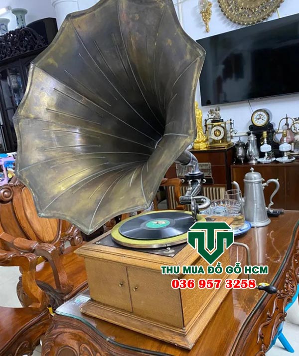 Thu mua máy hát loa kèn bằng đĩa than 