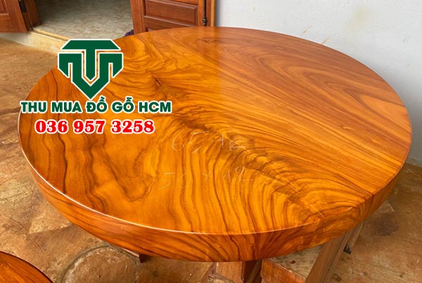 Vân gỗ gõ đỏ tự nhiên  