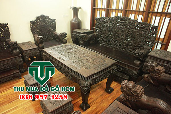 Bộ bàn ghế gỗ trắc thuộc nhóm 1 rất quý hiếm 