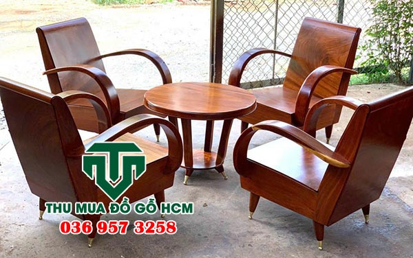 Thu mua bộ bàn ghế gỗ xưa  