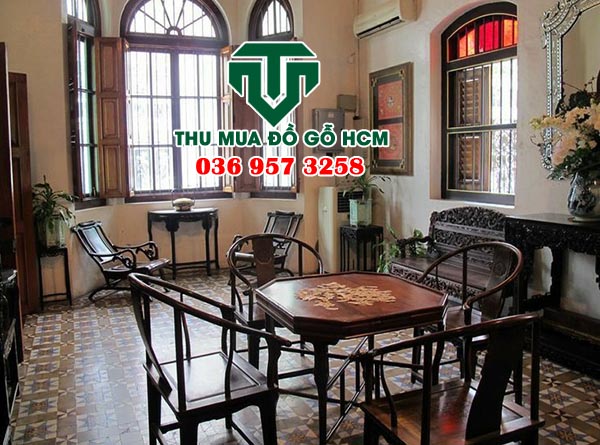 Thu mua bộ bàn ghế gỗ xưa tại tiền giang 