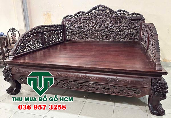 Thu mua giường gỗ long sàng tại tiền giang 