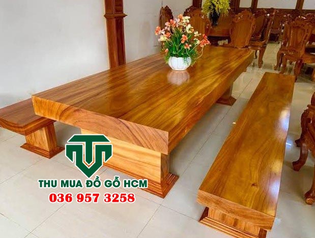 Bộ bàn ghế nguyên khối cực đẹp