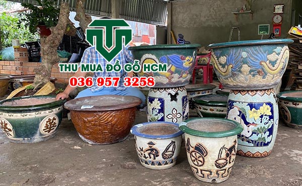 Thu mua lô chậu cây xưa tại nhà dân