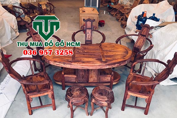 Thu mua bàn ghế gỗ cẩm lai cũ