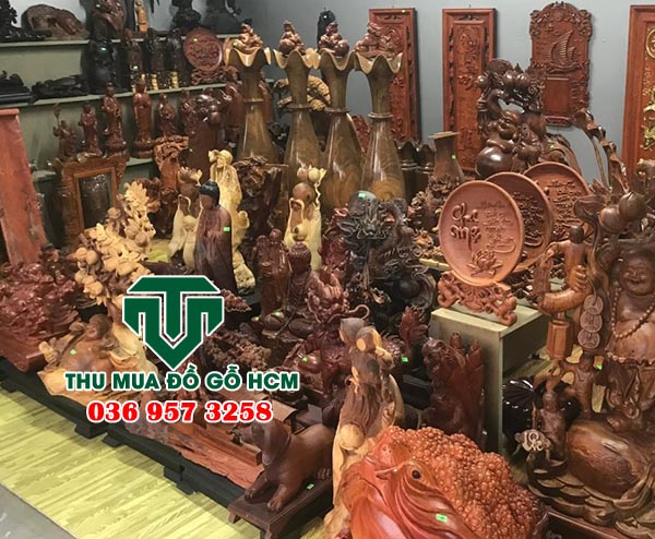 Thu mua lô đồ mỹ nghệ được làm từ gỗ cẩm lai