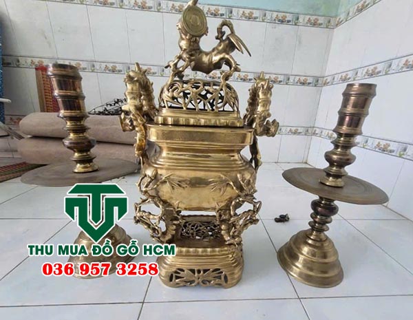 Thu mua lư đồng vàng cũ 