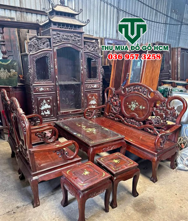 Thu mua thanh lý bàn ghế gỗ cũ tại nhà