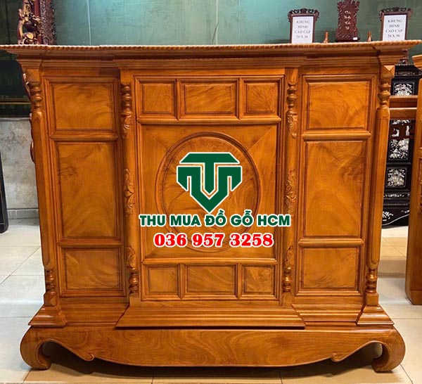 Thu mua tủ thờ gỗ hương 13 trám
