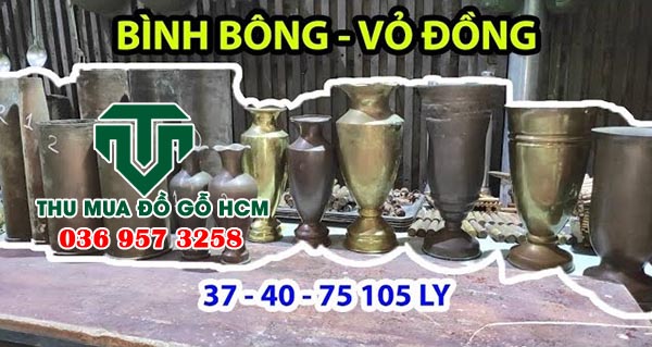 Thu mua bình bông đồng vỏ đạn giá cao
