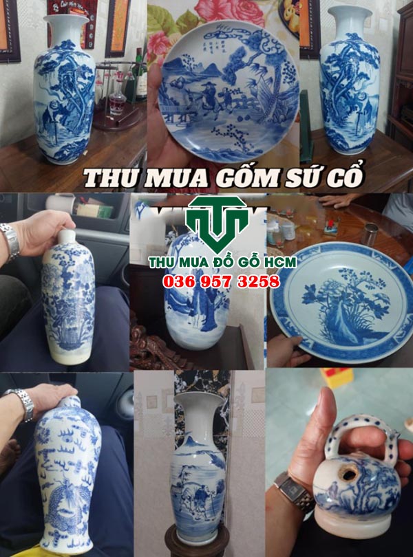 Thu mua bình bông gốm sứ cổ xưa